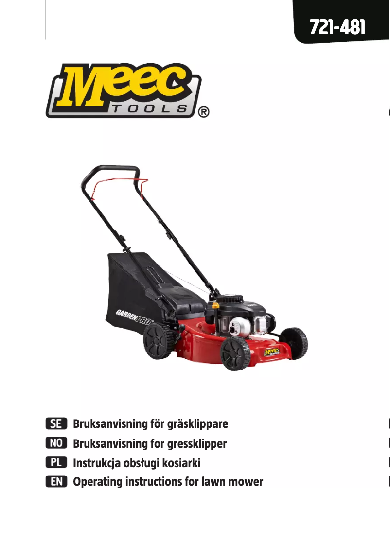 Page 1 de la notice Manuel utilisateur Meec Tools 721-481