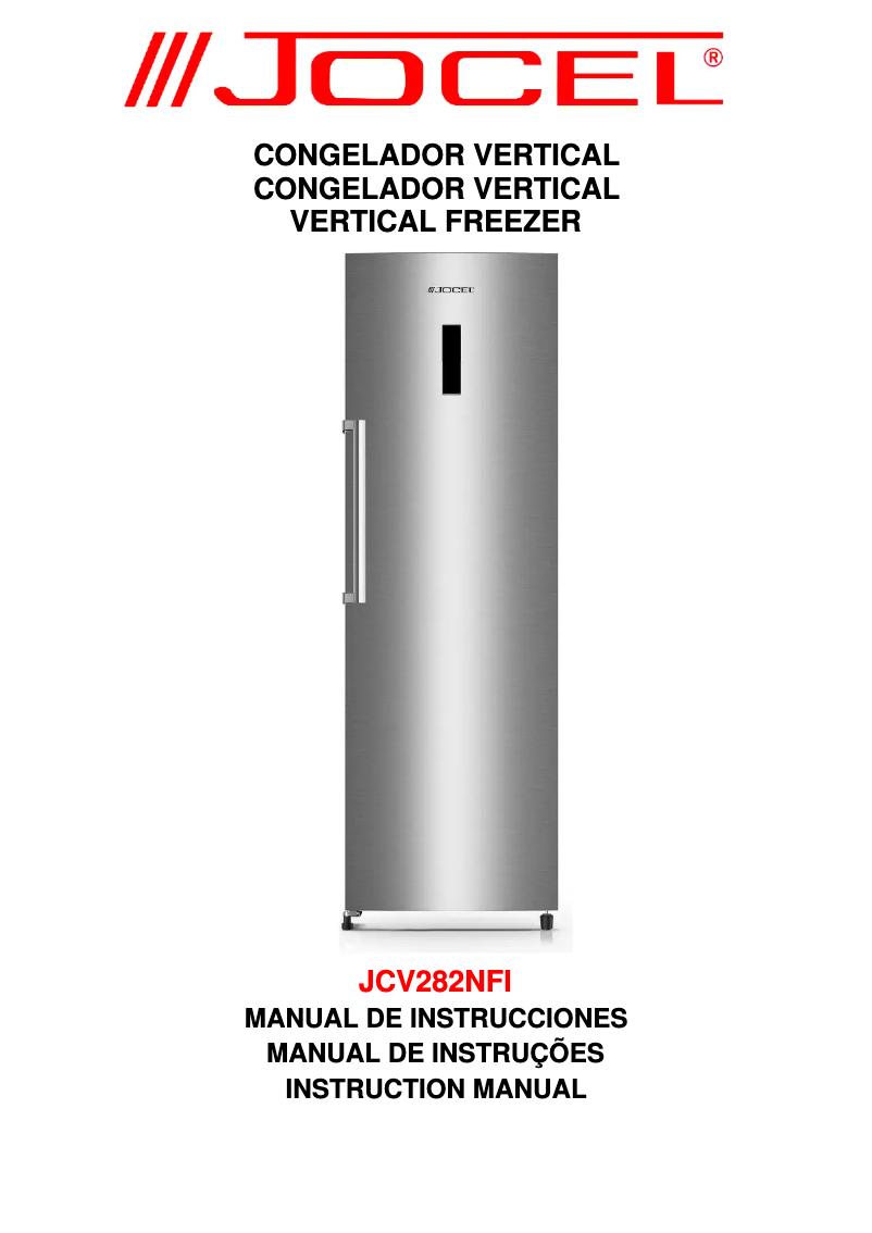 Page 1 de la notice Manuel utilisateur Jocel JCV282NFI