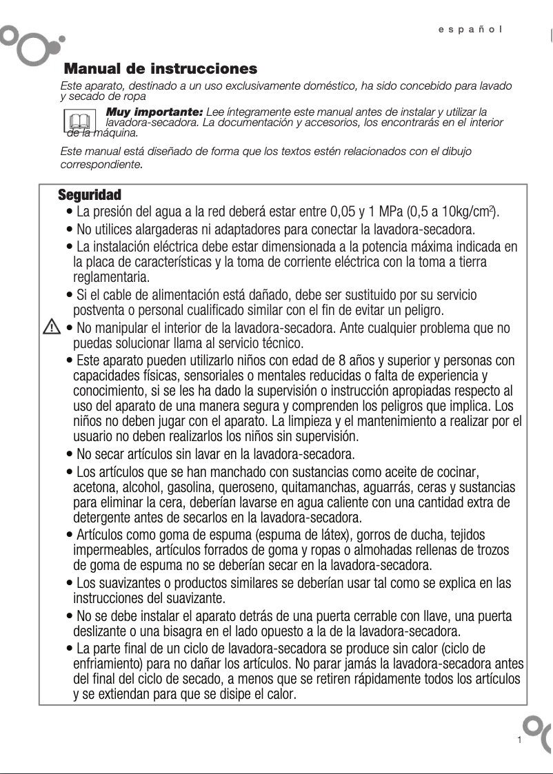 Page 1 de la notice Manuel utilisateur Fagor FSE 6212 IT
