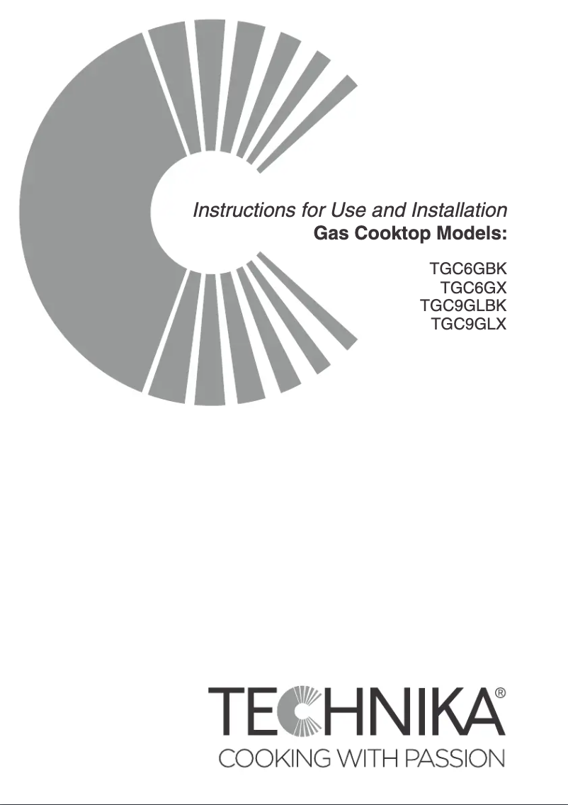 Page 1 of the manual User Manual Technika TGC9GLBK