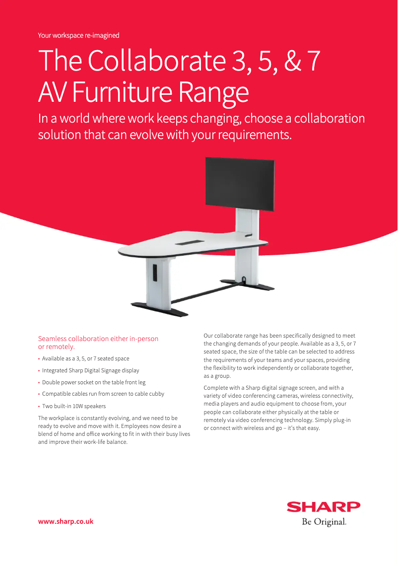 Página 1 del manual Manual de usuario Sharp Collaborate 7