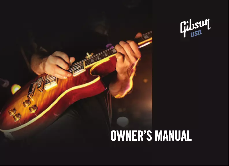Page 1 of the manual User Manual Gibson Flying V 120 Standard