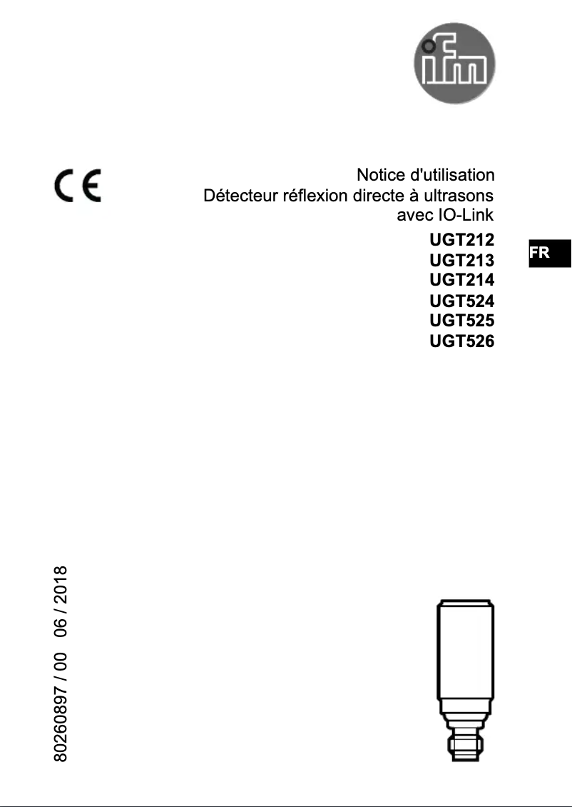 Página 1 del manual Manual de usuario IFM UGT213