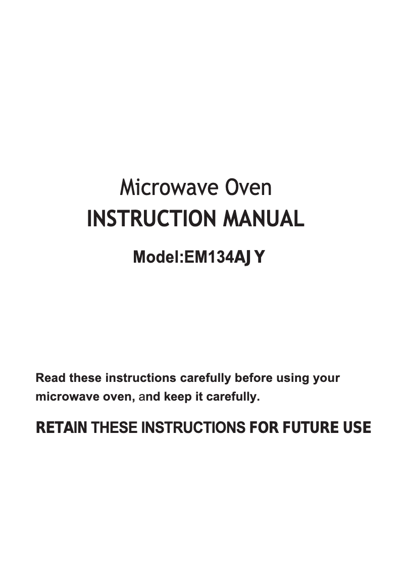 Page 1 de la notice Manuel utilisateur BLANCO EM134AJY