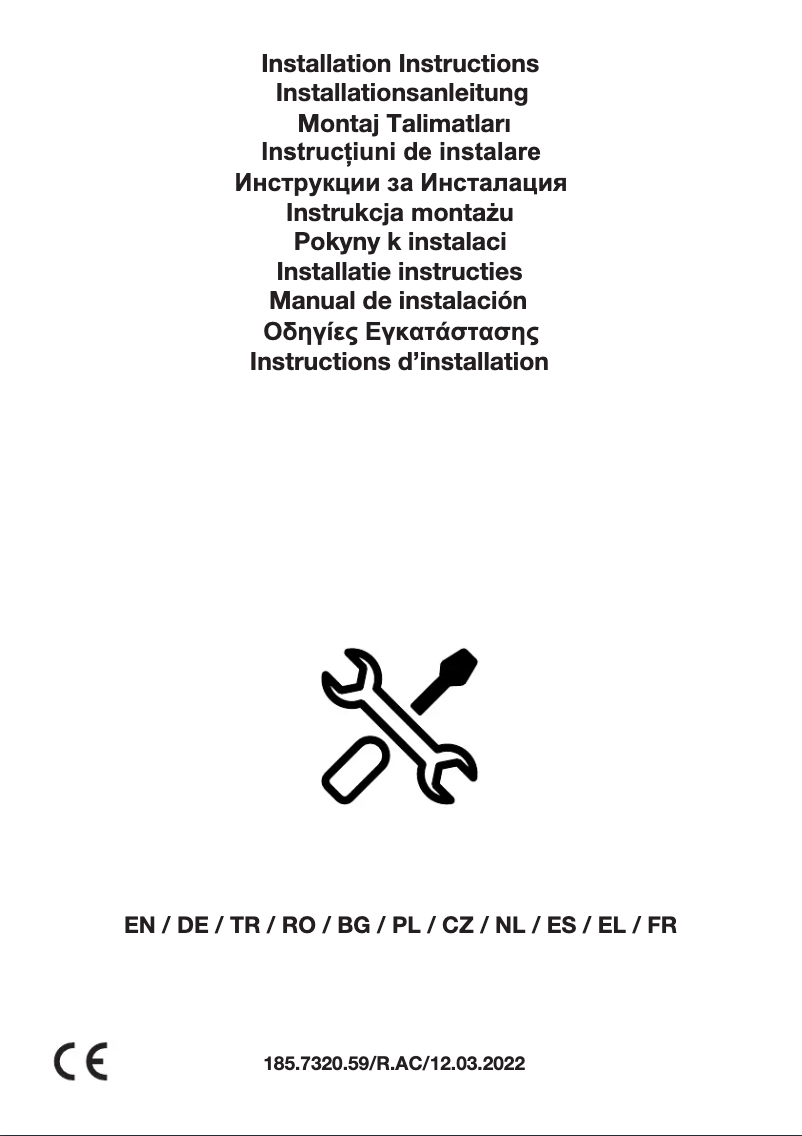 Page 1 de la notice Guide d'installation Beko BHCB96641BBHS