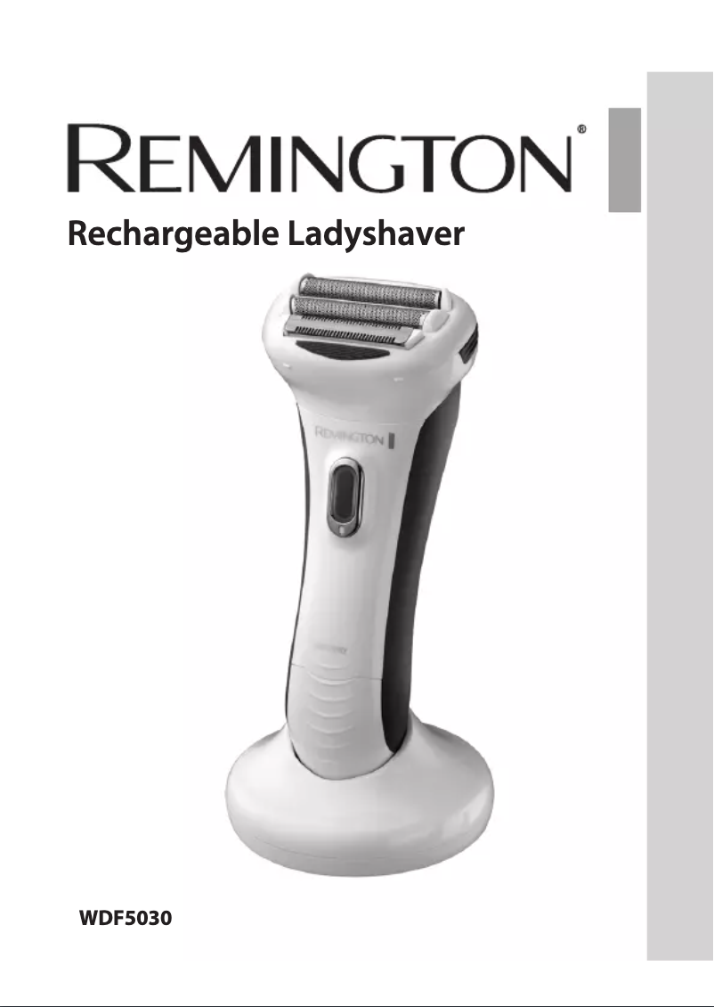 Página 1 del manual Manual de usuario Remington Lady WDF5030