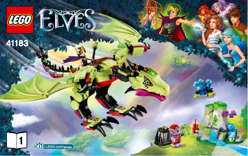 Página 1 del manual Instrucciones visuales Lego Elves 41183