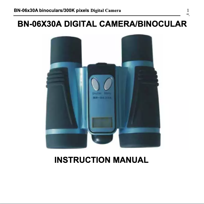 Page 1 de la notice Manuel utilisateur VistaQuest BN-0630A