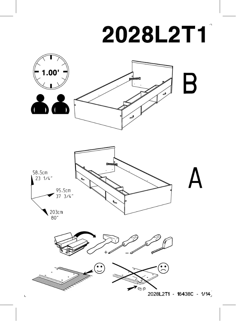 Page 1 of the manual User Manual Parisot Alpha 2028L2T1