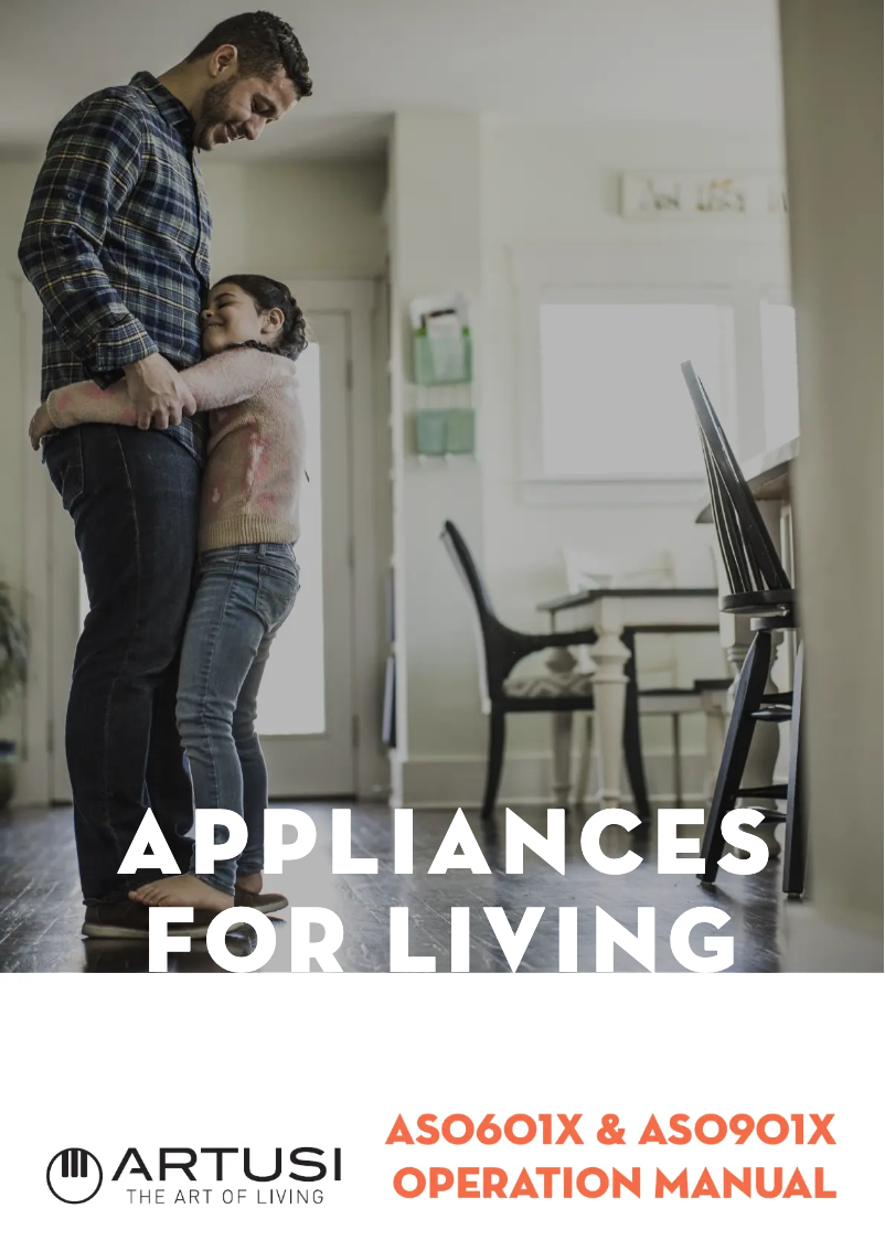 Page 1 de la notice Manuel utilisateur Artusi ASO601RX