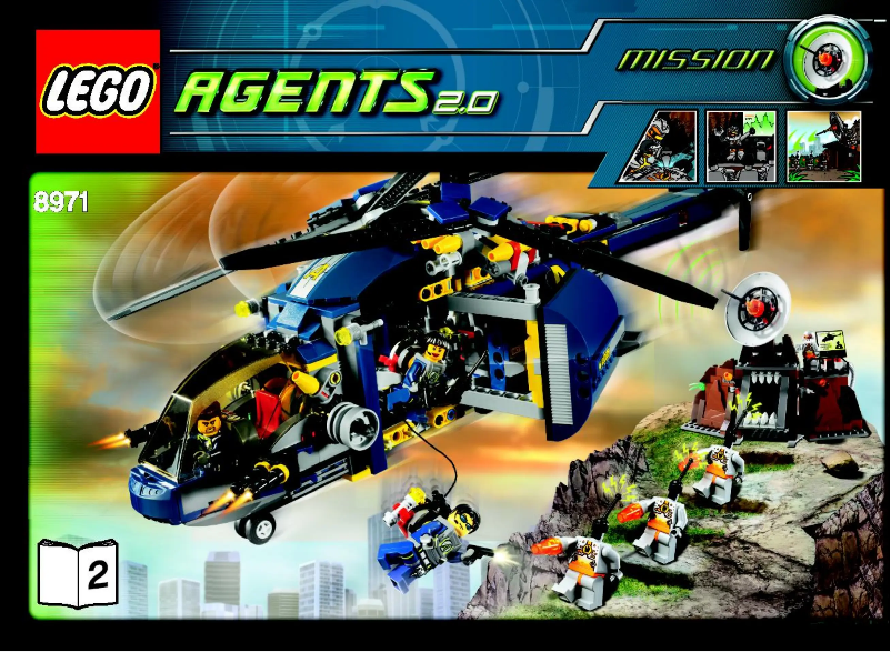 Page 1 de la notice Manuel utilisateur Lego Agents 8971
