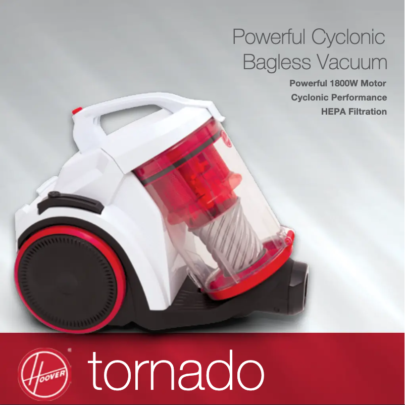 Page 1 de la notice Manuel utilisateur Hoover Tornado 3012