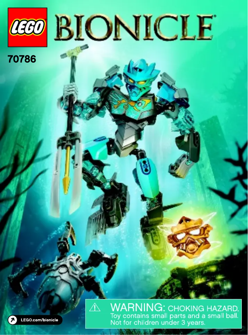 Página 1 del manual Manual de usuario Lego Bionicle 70786
