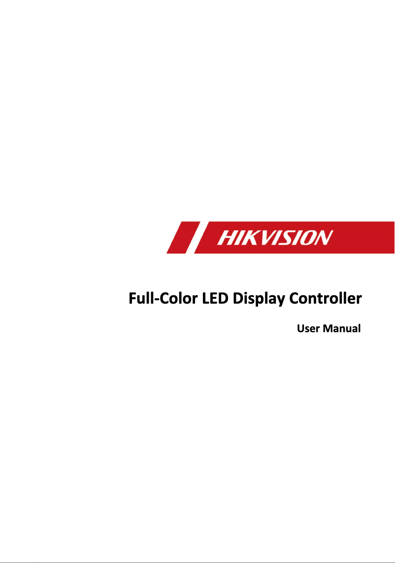 Page 1 de la notice Manuel utilisateur Hikvision DS-D42C08-H