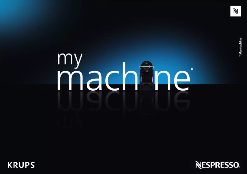 Page 1 de la notice Manuel utilisateur Krups Nespresso Pixie XN3008