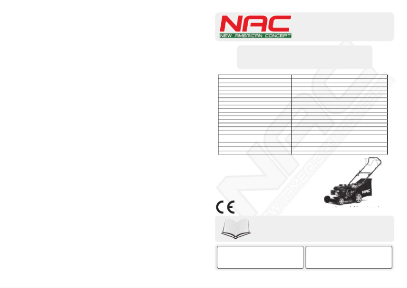 Page 1 de la notice Manuel utilisateur NAC LS40-139-BR