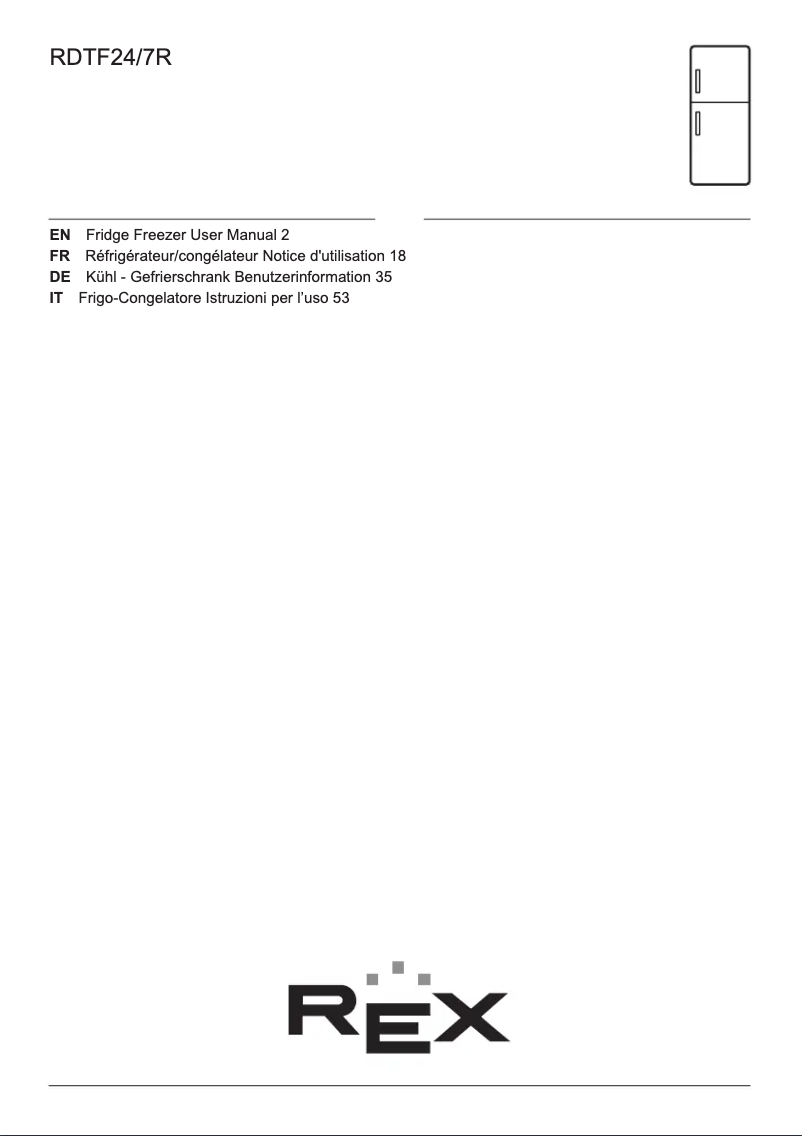 Página 1 del manual Manual de usuario Electrolux RDTF24/7R