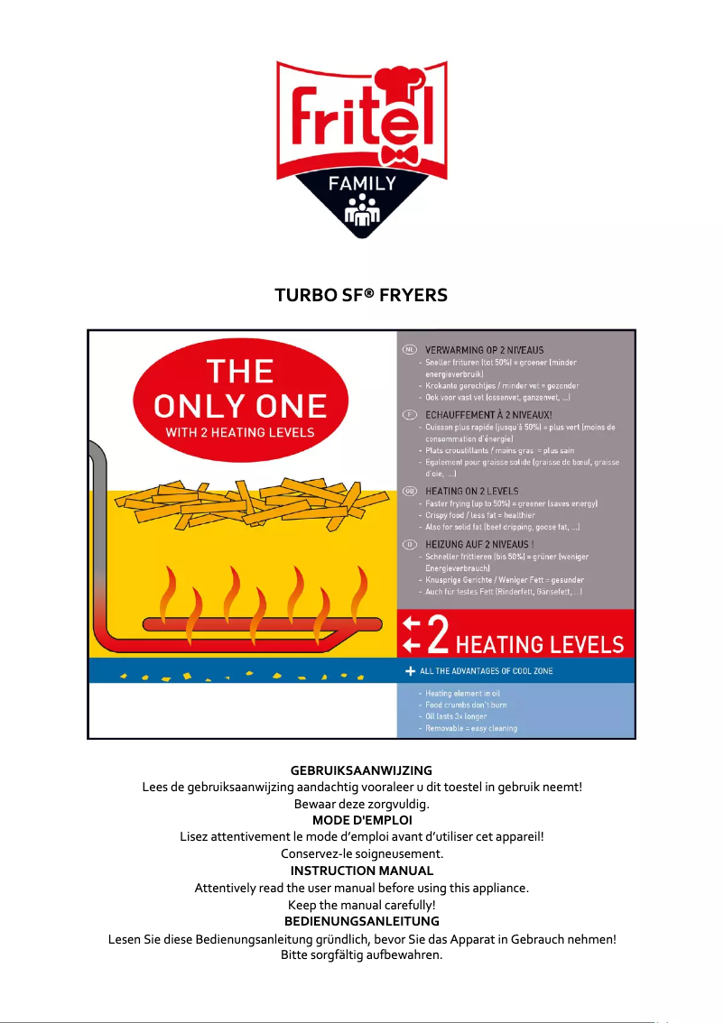Page 1 de la notice Manuel utilisateur Fritel Turbo SF 4208