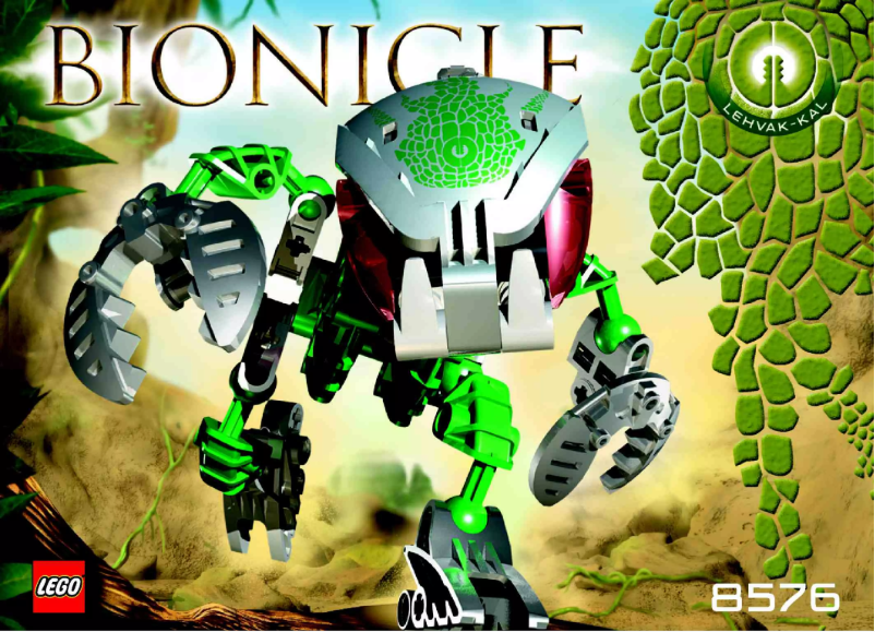 Página 1 del manual Manual de usuario Lego Bionicle 8576
