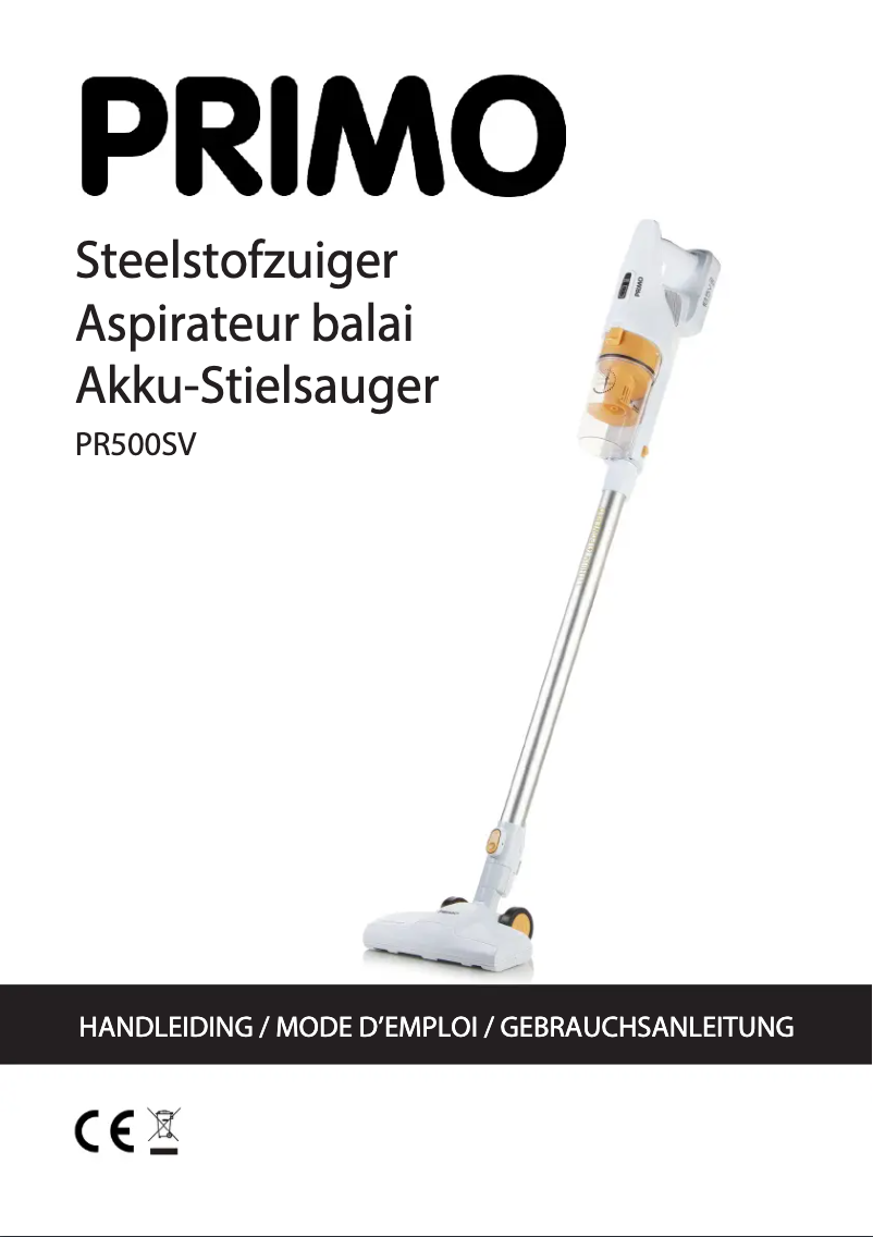 Page 1 de la notice Manuel utilisateur Primo PR500SV