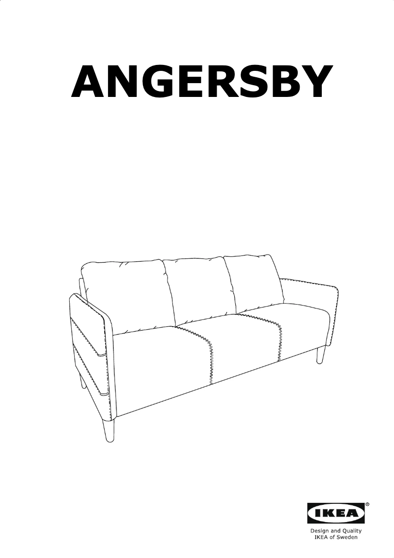 Page 1 de la notice Manuel utilisateur Ikea ANGERSBY 904.990.66