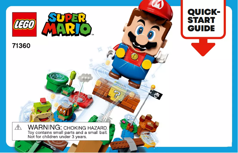 Image de la première page du manuel de l'appareil Super Mario 71360