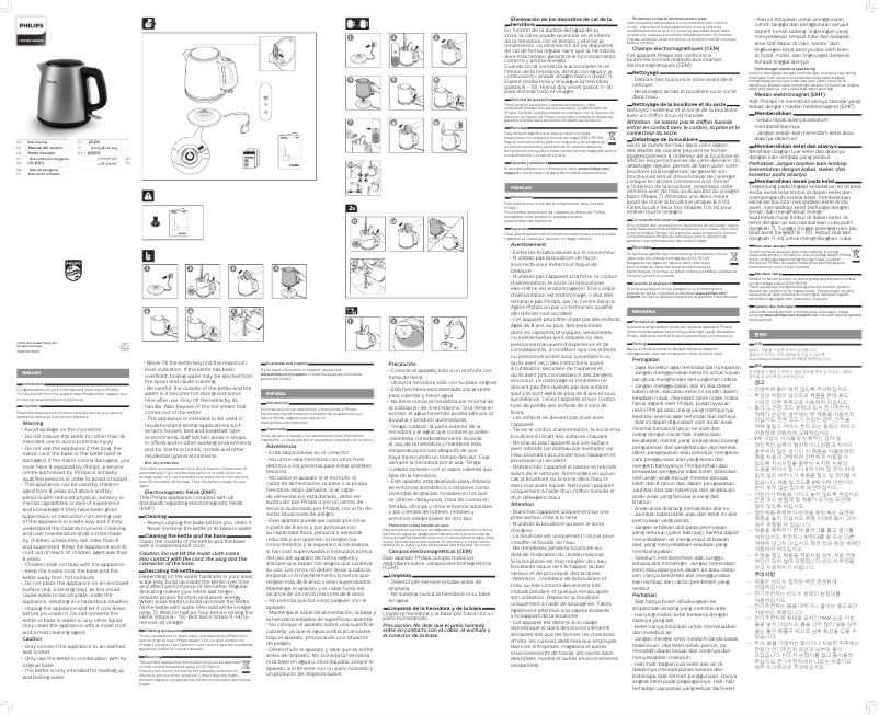 Page 1 de la notice Manuel utilisateur Philips Daily Collection HD9348