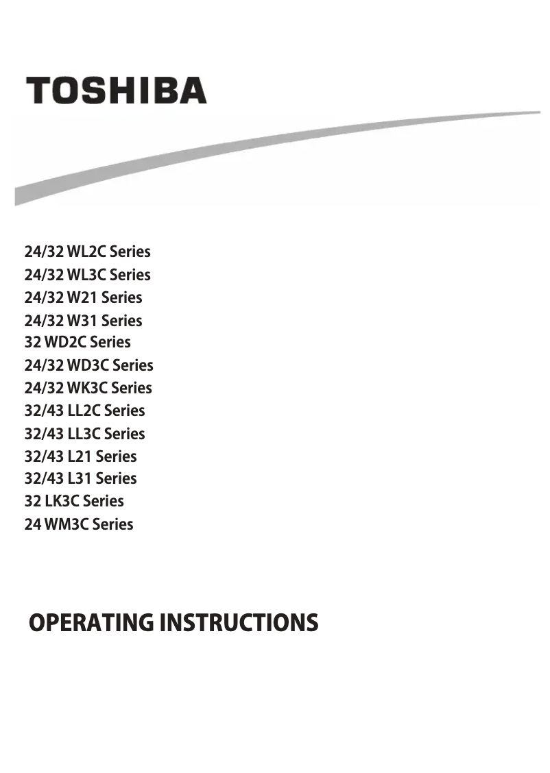 Page 1 de la notice Manuel utilisateur Vestel 32LL3C63DB