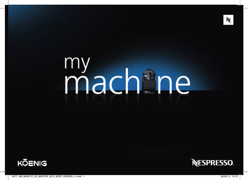 Page 1 de la notice Manuel utilisateur Koenig B03138