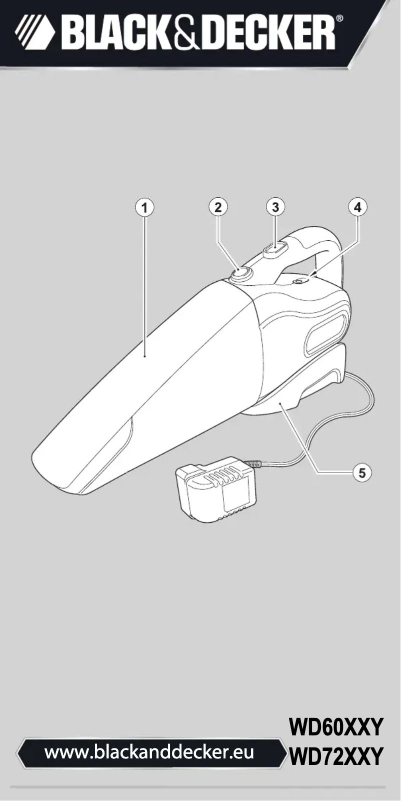 Página 1 del manual Manual de usuario Black & Decker WD7215N