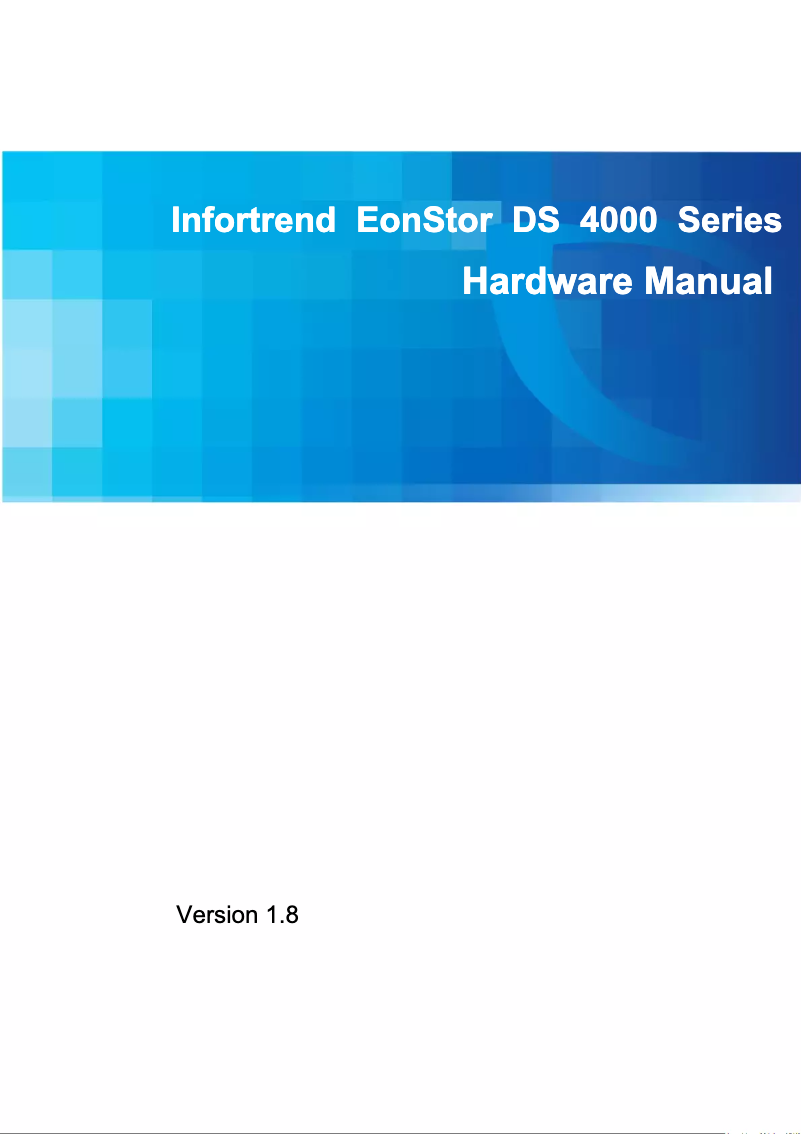 Página 1 del manual Manual de usuario Infortrend EonStor DS 4016