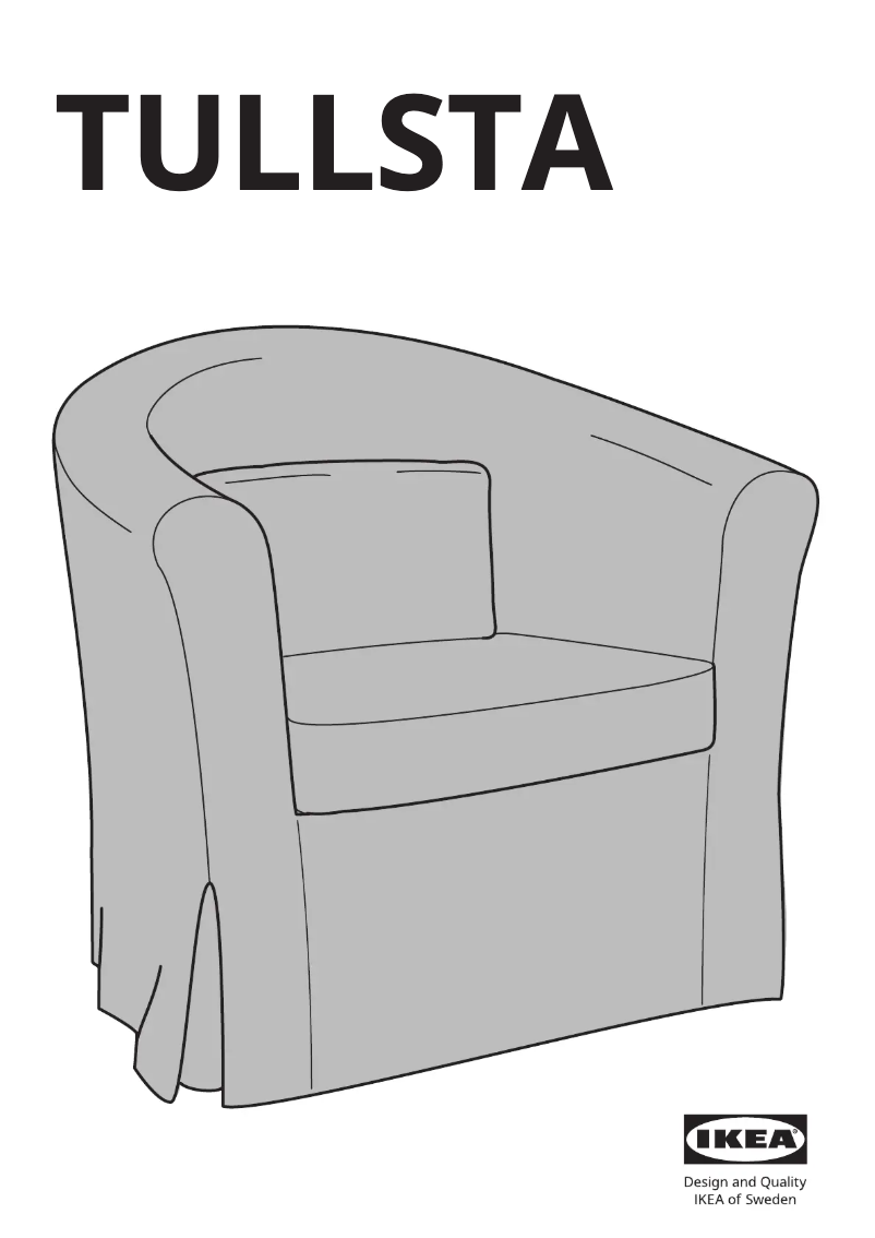 Page 1 de la notice Manuel utilisateur Ikea TULLSTA 704.103.29