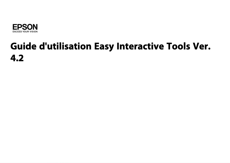 Página 1 del manual Manual de usuario Epson EB-1440Ui