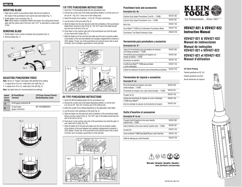 Página 1 del manual Manual de usuario Klein Tools VDV427-822