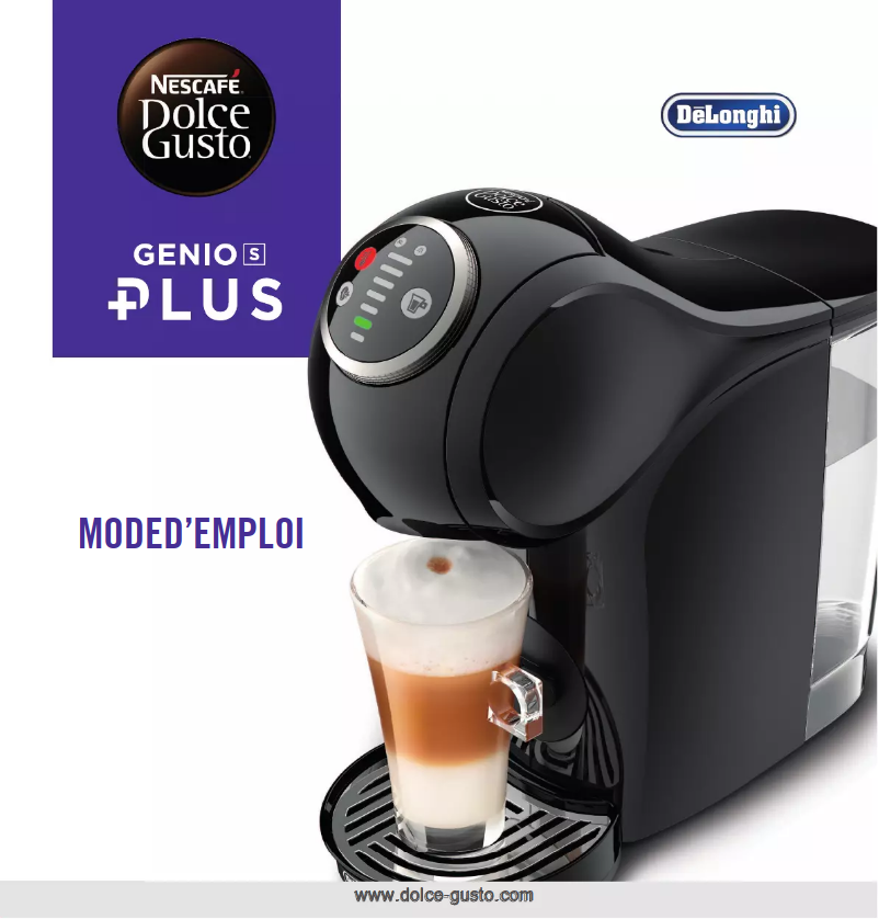 Image de la première page du manuel de l'appareil Nescafé Dolce Gusto Genio S