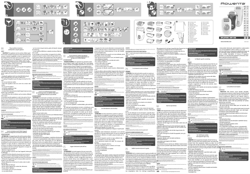 Page 1 de la notice Manuel utilisateur Rowenta SILENCE EP5350E1