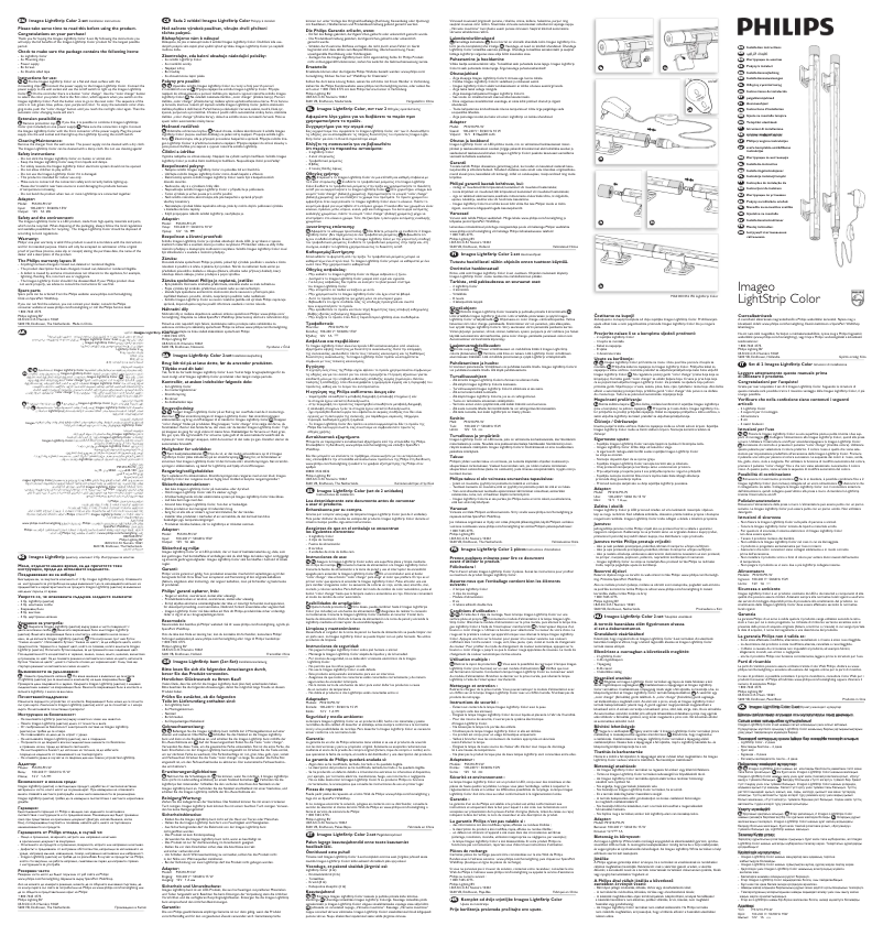 Page 1 de la notice Manuel utilisateur Philips 6913255PH