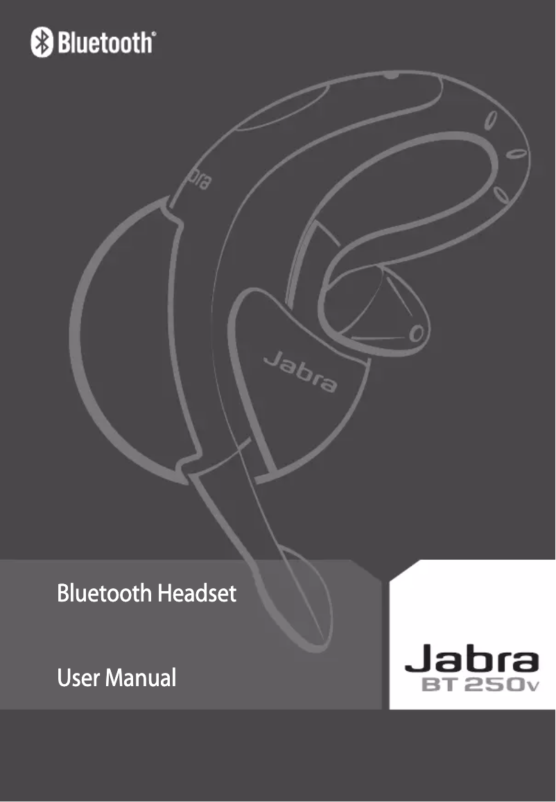 Page 1 de la notice Manuel utilisateur Jabra BT250V
