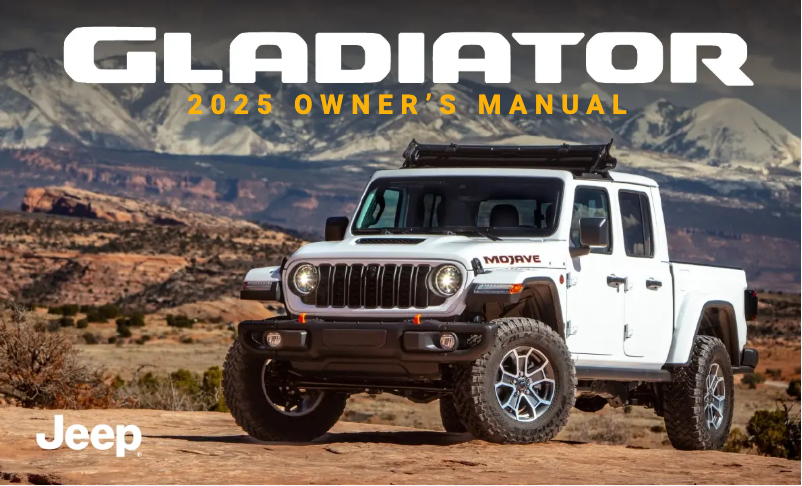 Page 1 de la notice Manuel utilisateur Jeep Gladiator (2025)