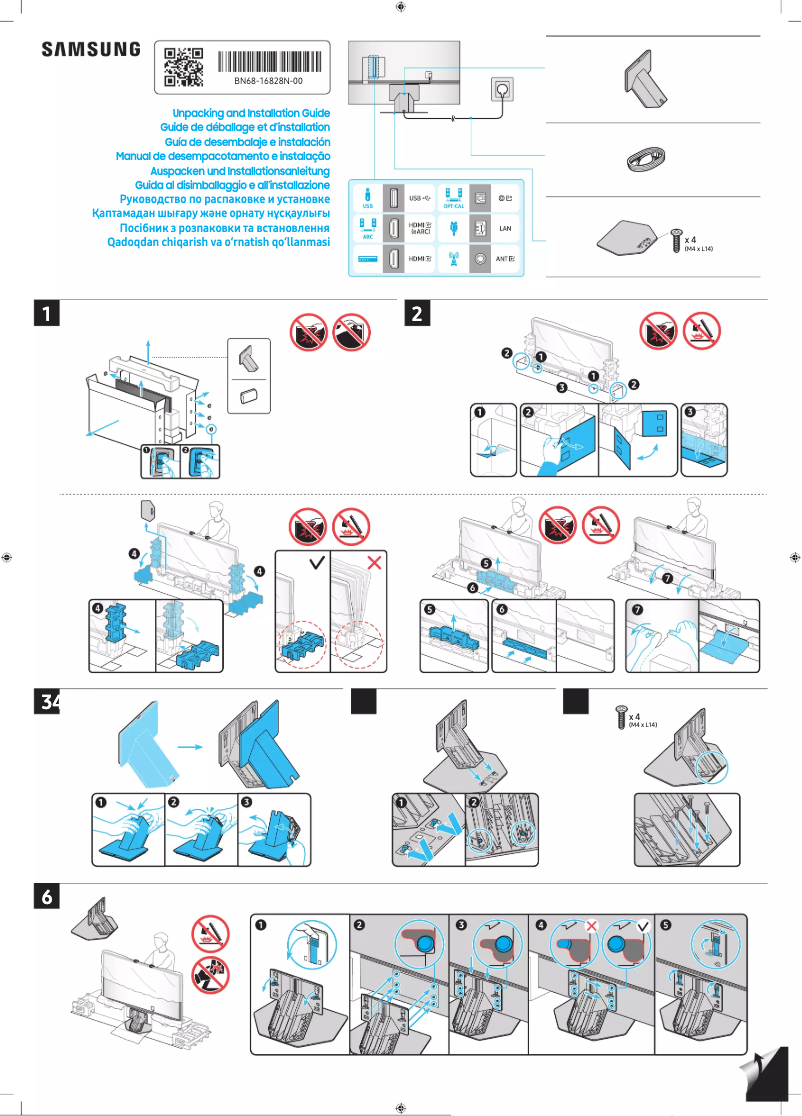 Página 1 del manual Manual de usuario Samsung QN98Q80C