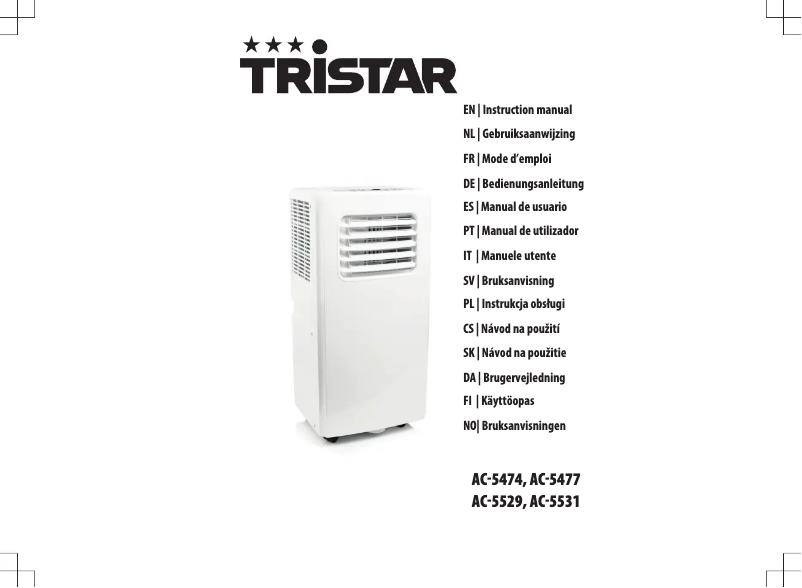 Página 1 del manual Manual de usuario TriStar AC-5477