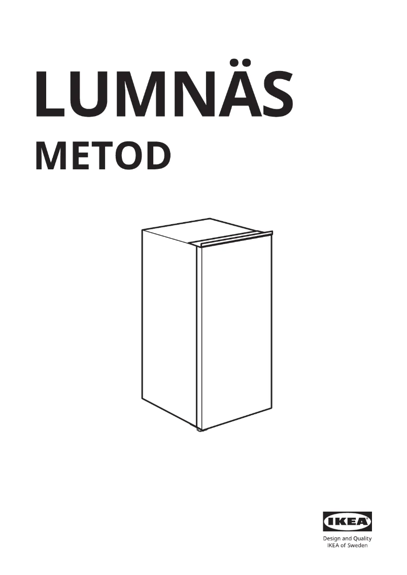 Page 1 de la notice Manuel utilisateur Ikea LUMNÄS 505.728.55
