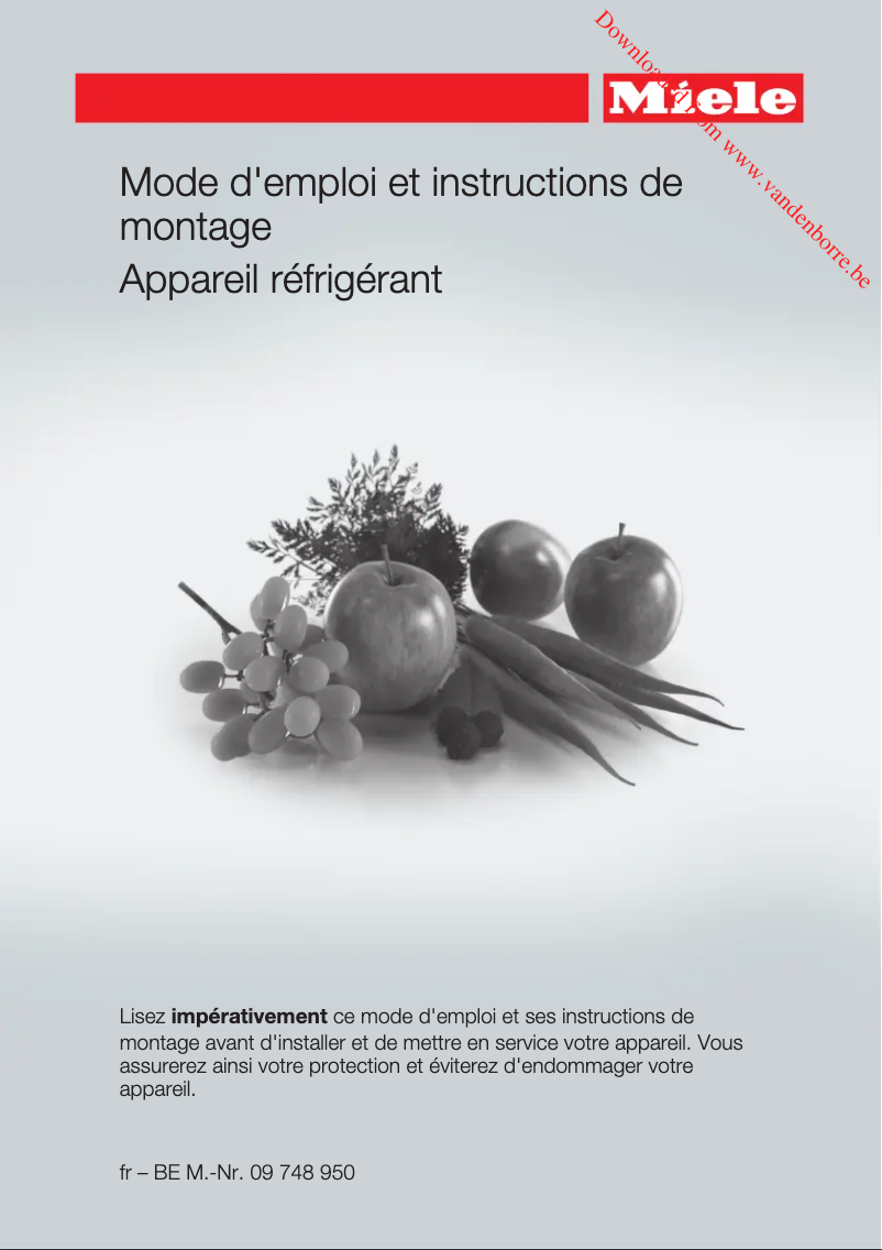 Página 1 del manual Manual de usuario Miele K 32222 I