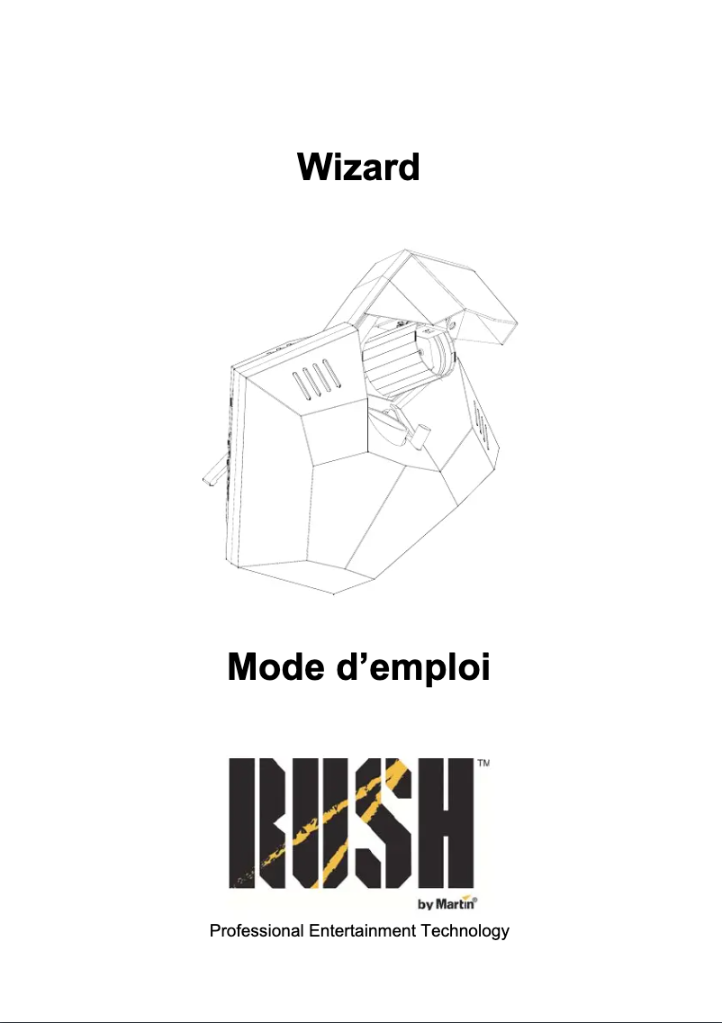 Página 1 del manual Manual de usuario Martin RUSH Wizard