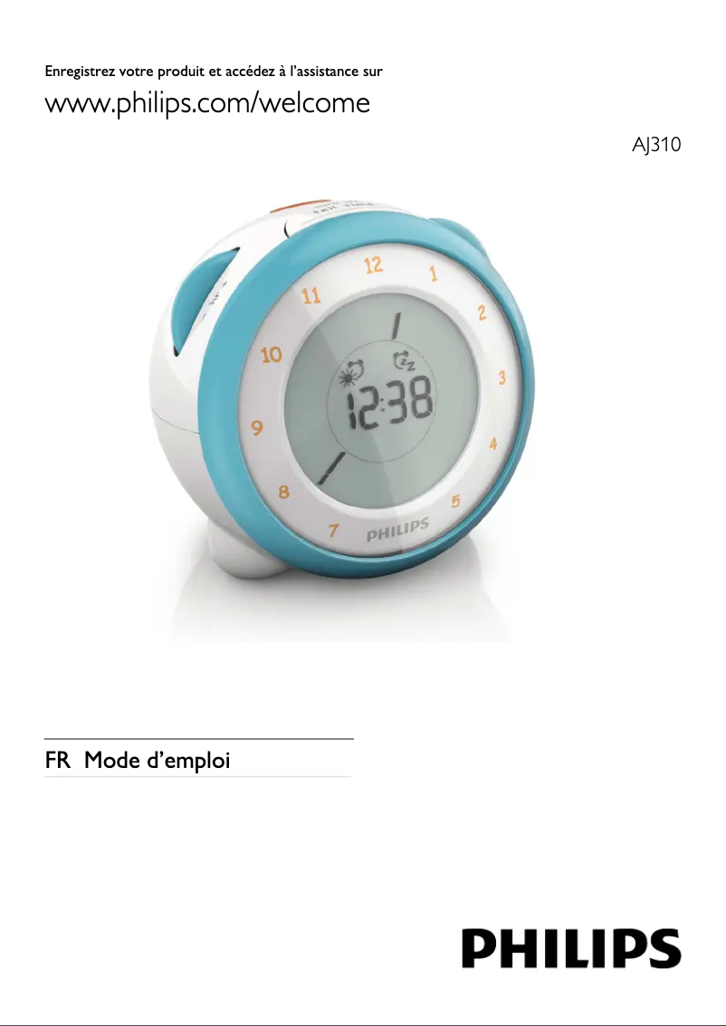 Page 1 de la notice Manuel utilisateur Philips AJ310