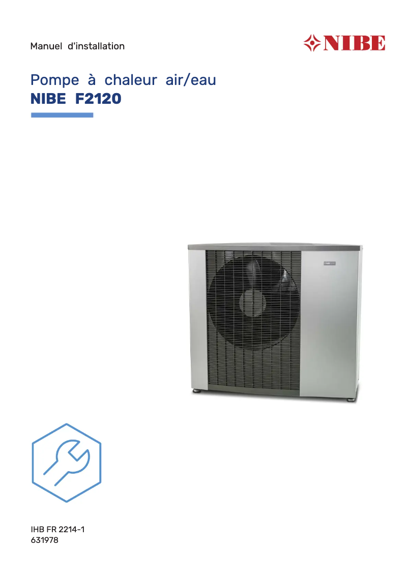 Página 1 del manual Manual de usuario Nibe F2120-16