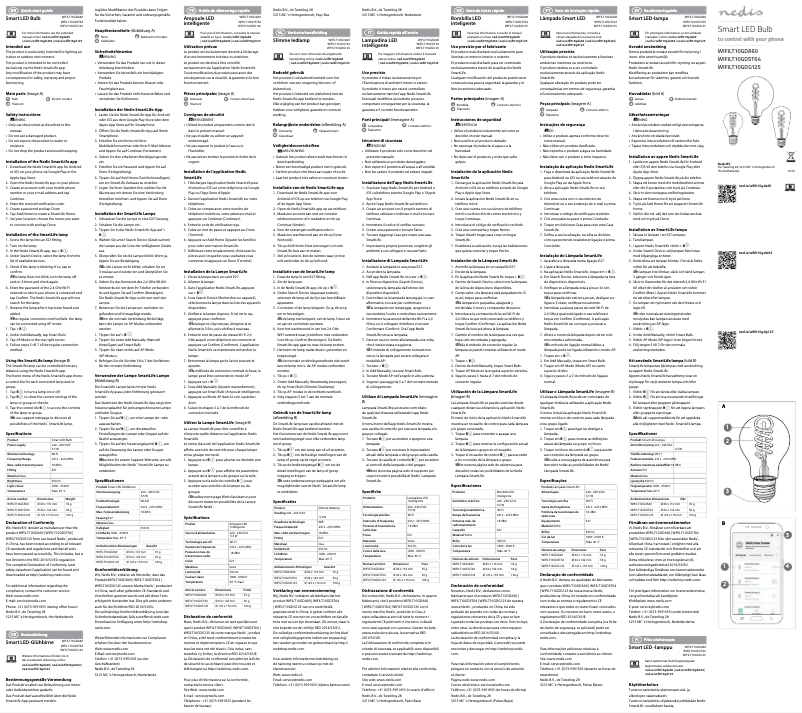 Page 1 of the manual User Manual Nedis WIFILT10GDST64