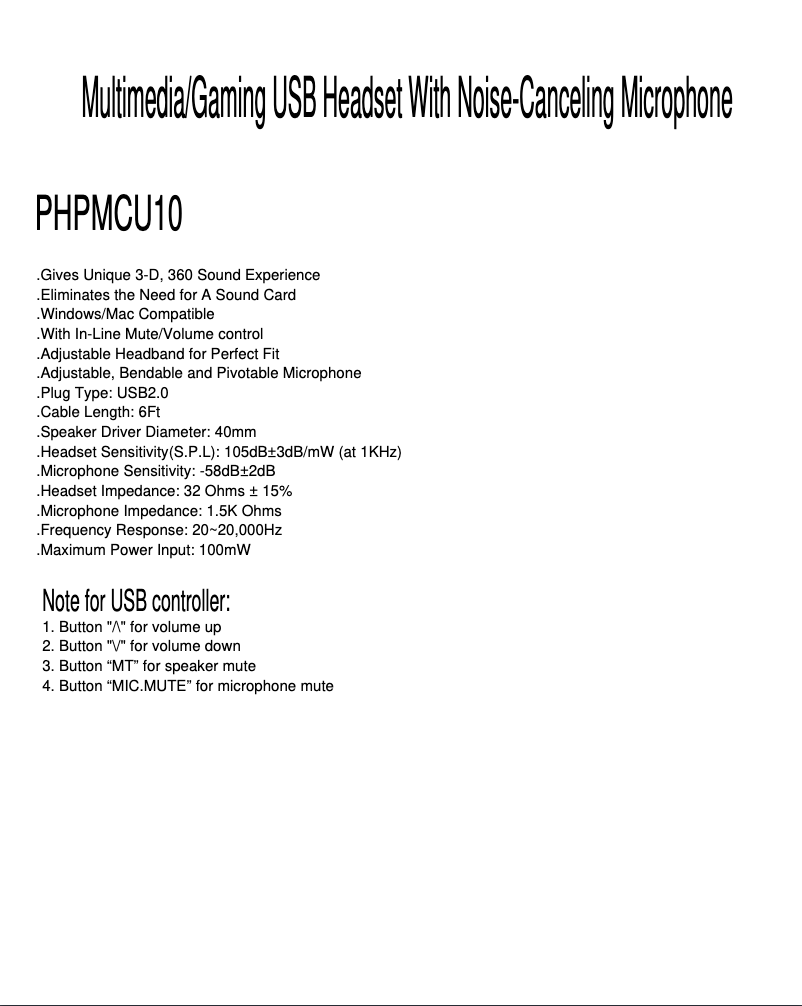 Página 1 del manual Manual de usuario Pyle PHPMCU10