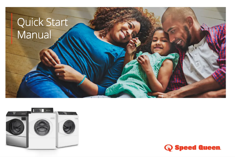Página 1 del manual Guía de inicio rápido Speed Queen FF7009BN