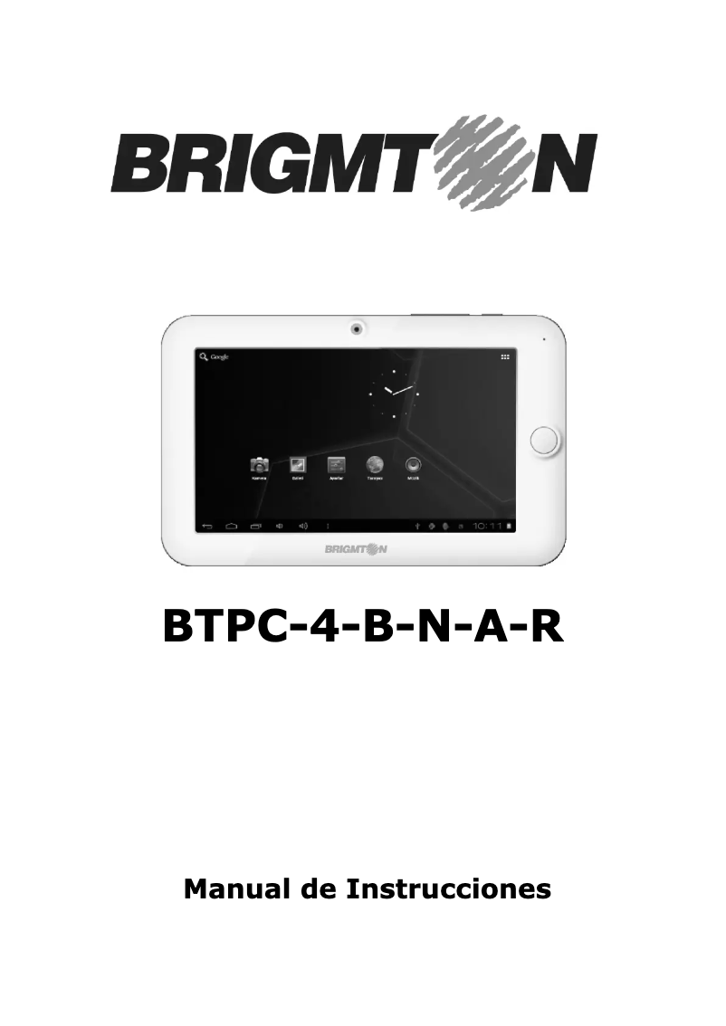 Page 1 de la notice Manuel utilisateur Brigmton BTPC-4-B